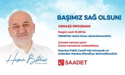 Milletvekilimiz Hasan Bitmez için TBMM’de tören düzenlenecek