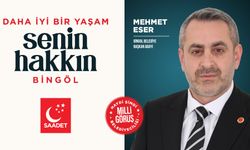 Bingöl Belediye Başkan Adayı Mehmet Eser Kimdir?