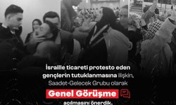 Saadet Partisi’nin Tutuklanan Gençlerle İlgili Genel Görüşme Önerisi AK – Parti MHP Oylarıyla Reddedildi