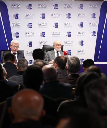 Genel Başkanımız Temel Karamollaoğlu ESAM Çarşamba Konferansları’nda Konuştu