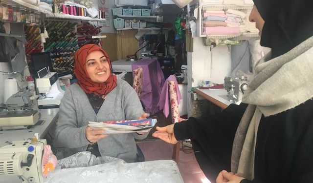 Trabzon İl Başkanlığı ve Kadın Kollarından Saadet Sahada Çalışması