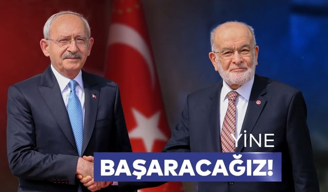 “Onlar başardı, yine başaracağız”