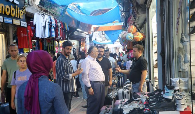 Hatay Milletvekilimiz Çalışkan, Antakya’da Esnafı Ziyaret Etti