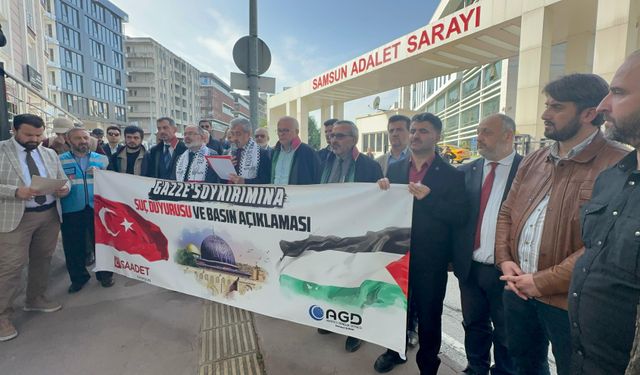 Saadet Partisi Samsun İl Başkanlığı İsrail Hakkında Suç Duyurusunda Bulundu