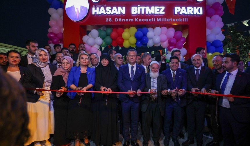 Kocaeli Milletvekilimiz Hasan Bitmez’in  Adı Parkta Yaşatılacak