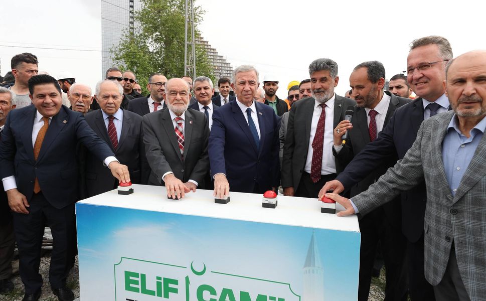 Genel Başkanımız Temel Karamollaoğlu, Elif Camii Temel Atma Törenine Katıldı